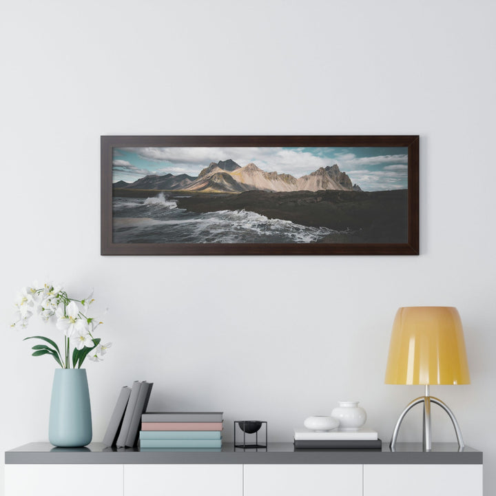 Crashing Sea - Framed Print - Visiting This World