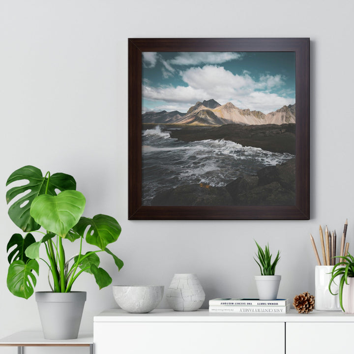 Crashing Sea - Framed Print - Visiting This World