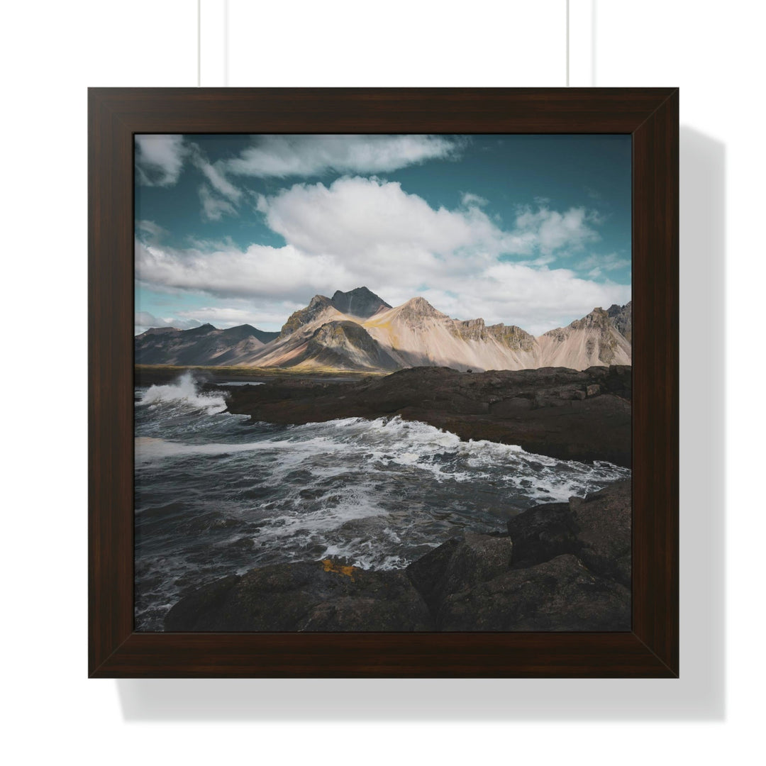 Crashing Sea - Framed Print - Visiting This World