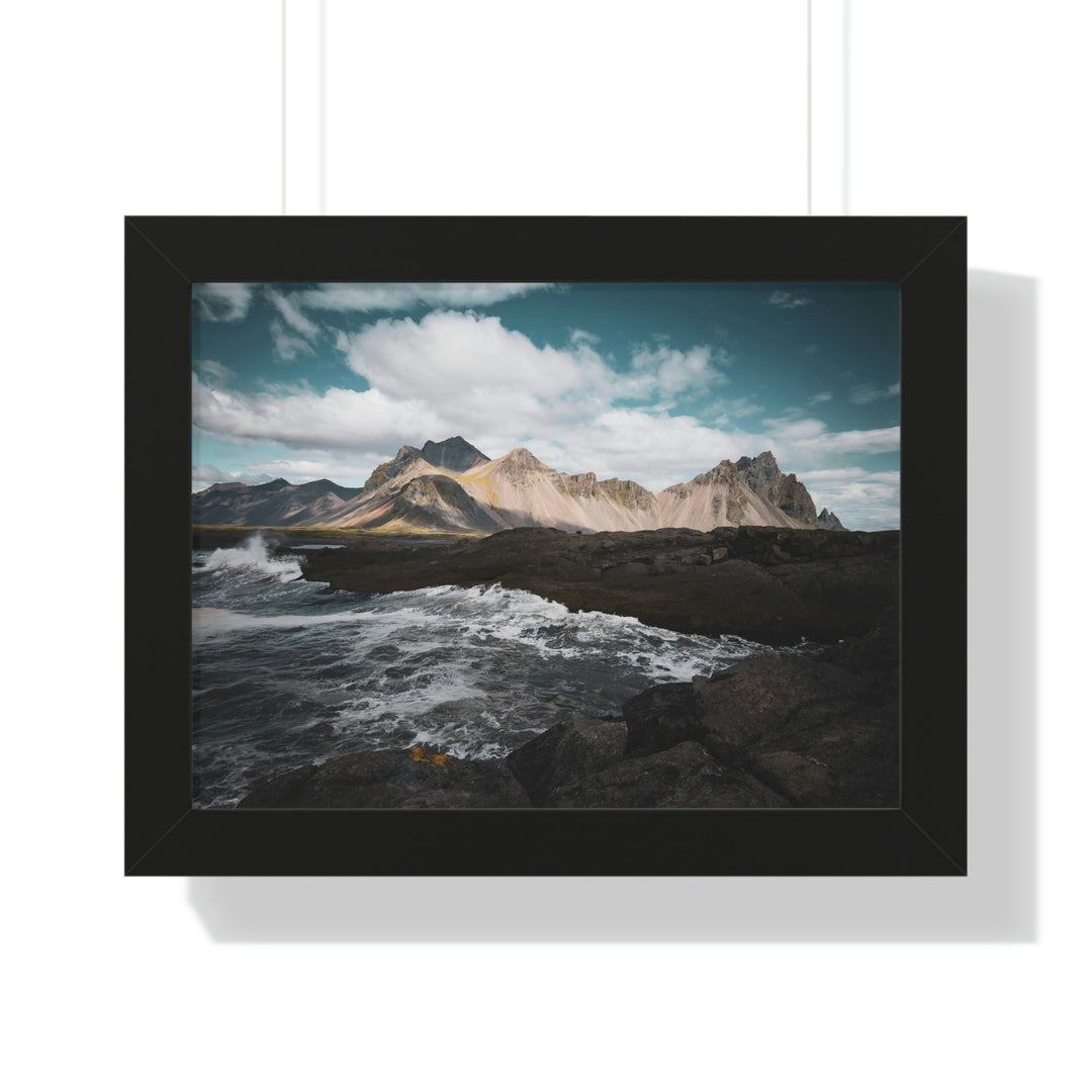 Crashing Sea - Framed Print - Visiting This World