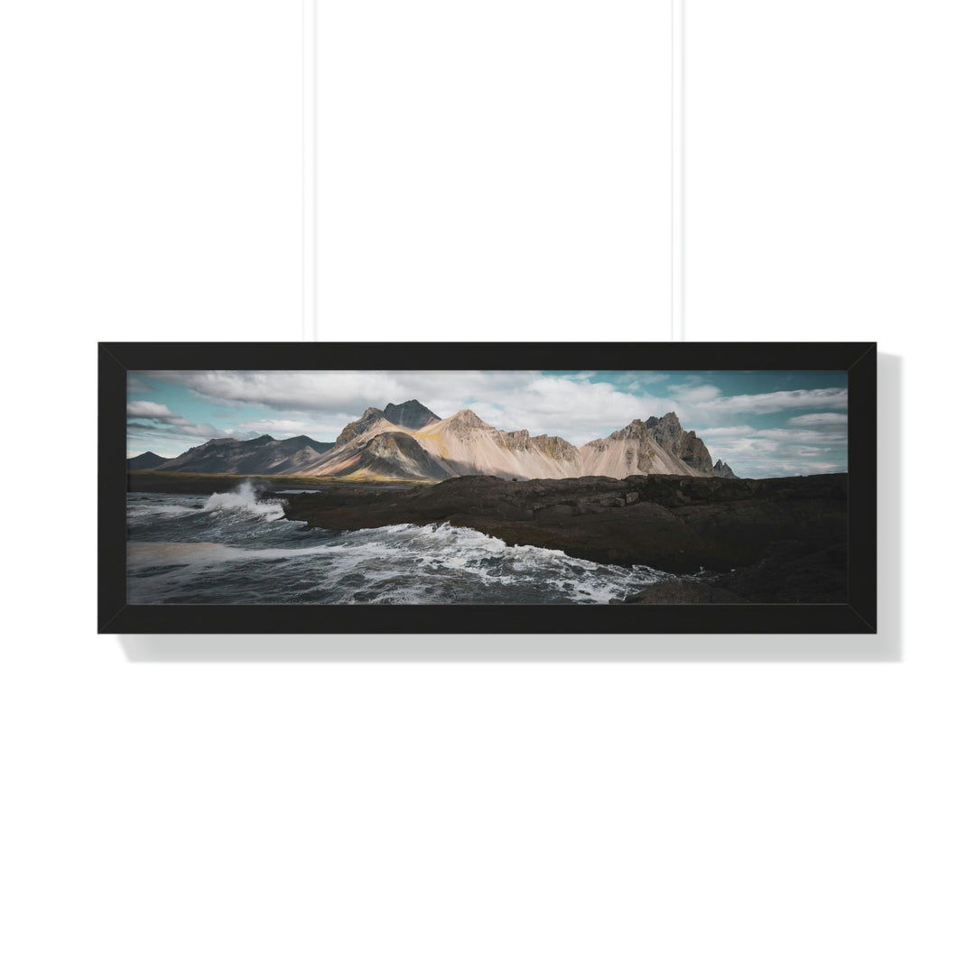 Crashing Sea - Framed Print - Visiting This World