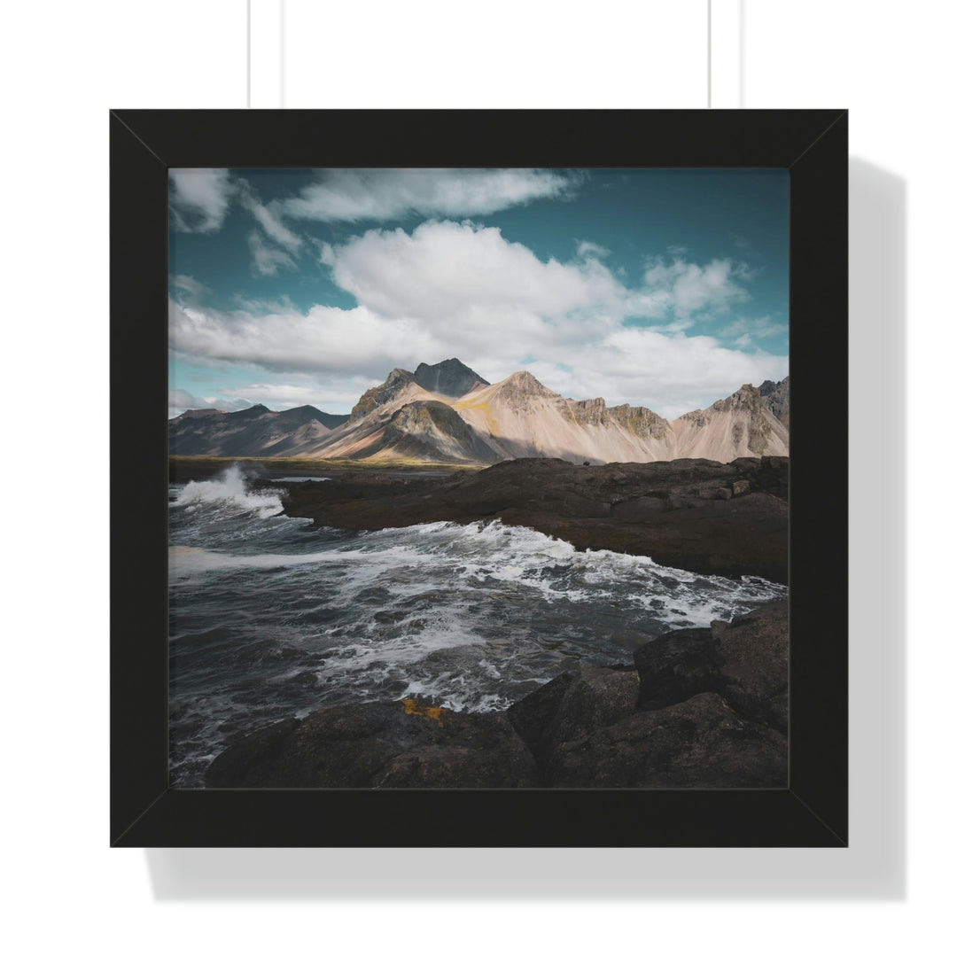 Crashing Sea - Framed Print - Visiting This World