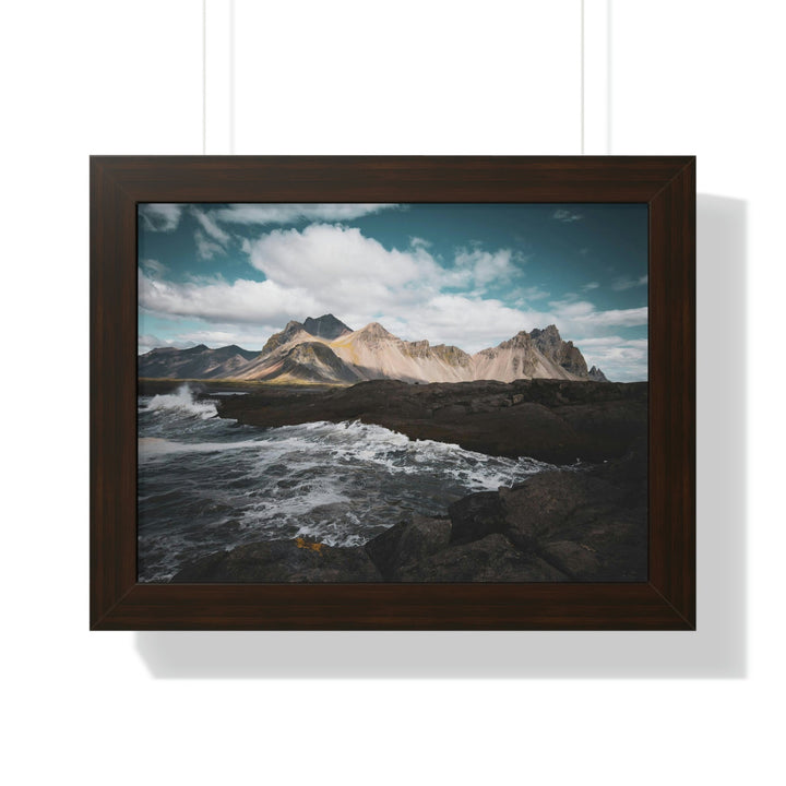 Crashing Sea - Framed Print - Visiting This World