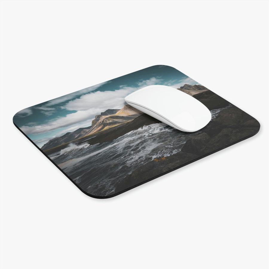 Crashing Sea - Mouse Pad (Rectangle) - Visiting This World