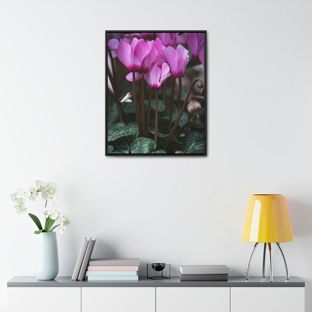 Cyclamen Reach - Canvas with Frame - Visiting This World