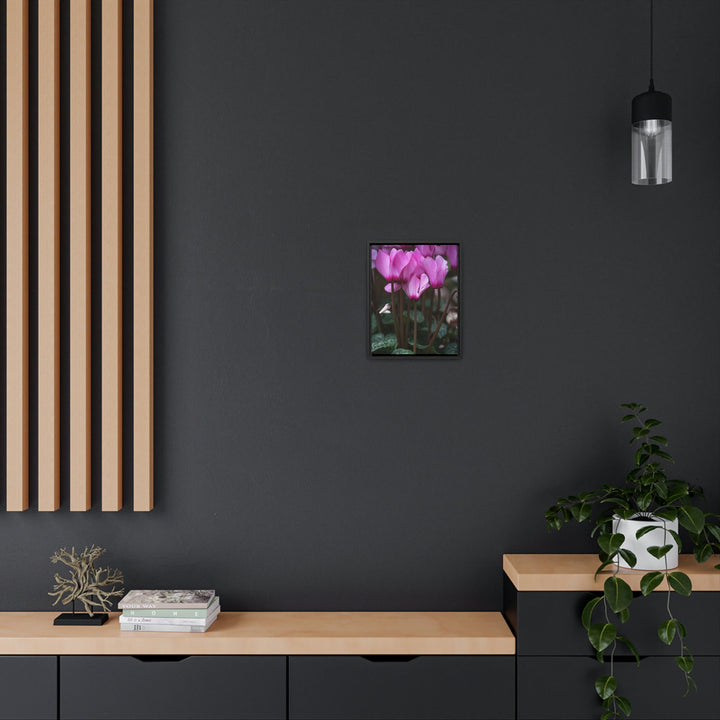 Cyclamen Reach - Canvas with Frame - Visiting This World