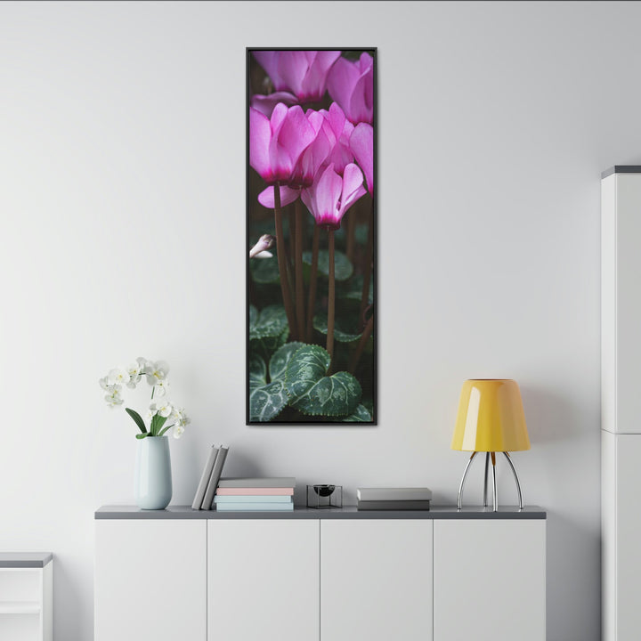 Cyclamen Reach - Canvas with Frame - Visiting This World