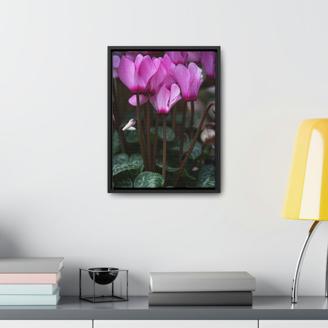 Cyclamen Reach - Canvas with Frame - Visiting This World