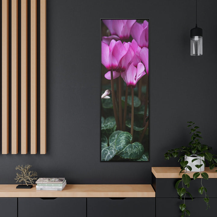 Cyclamen Reach - Canvas with Frame - Visiting This World