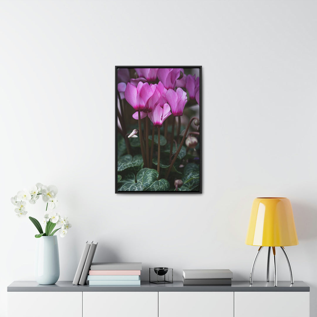 Cyclamen Reach - Canvas with Frame - Visiting This World