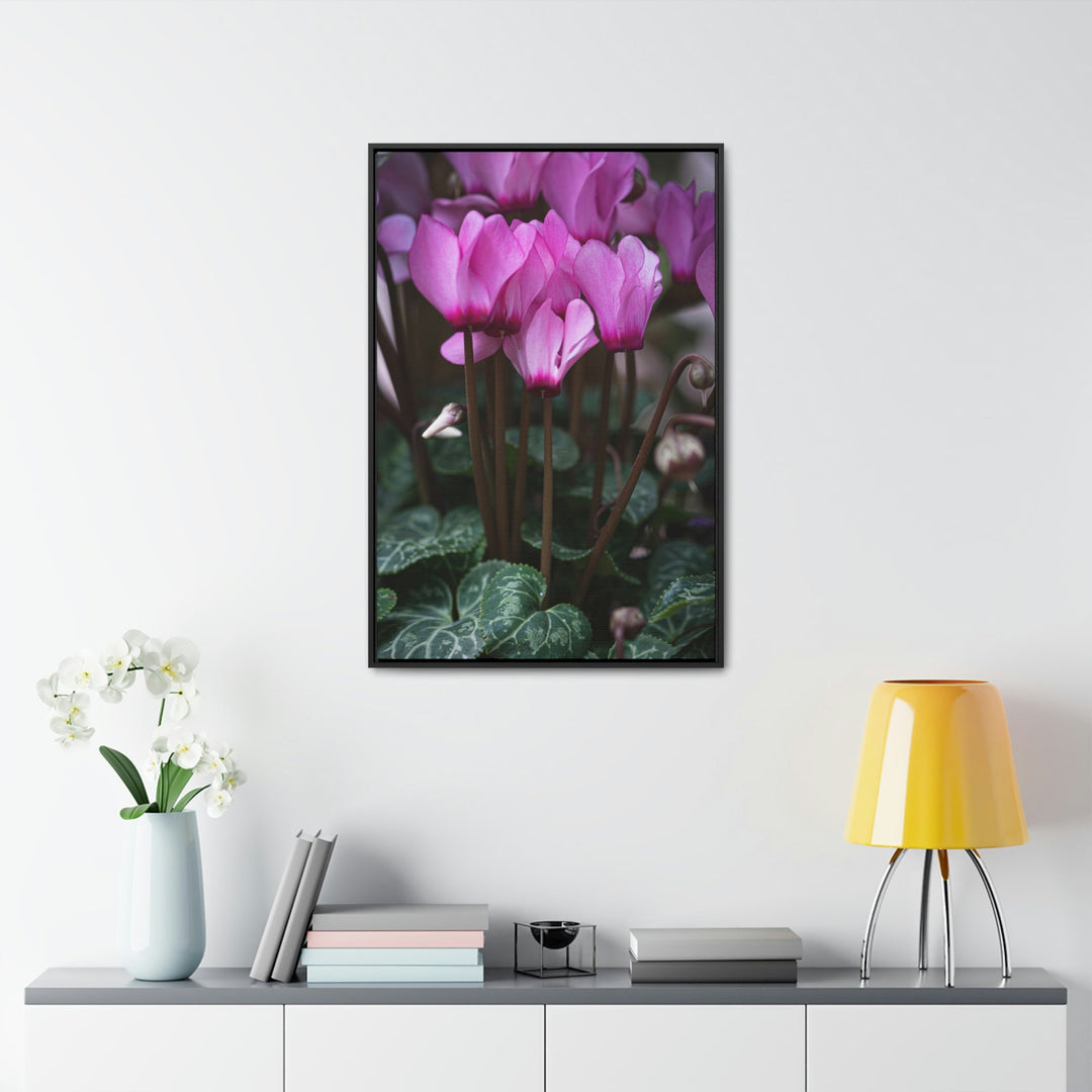 Cyclamen Reach - Canvas with Frame - Visiting This World