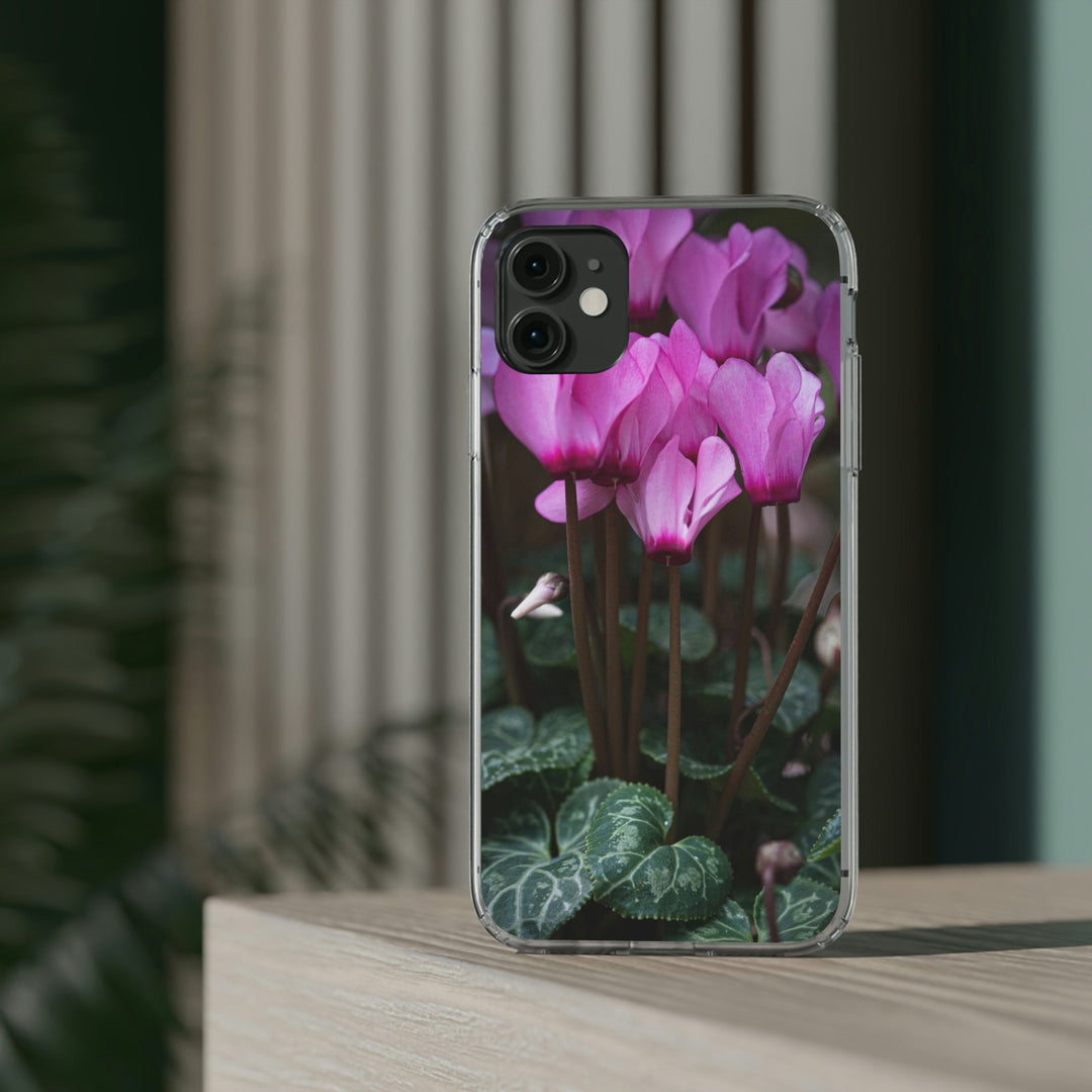 Cyclamen Reach - Phone Case Featuring Photography Art - Visiting This World