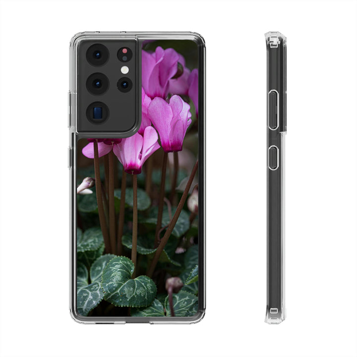 Cyclamen Reach - Phone Case Featuring Photography Art - Visiting This World