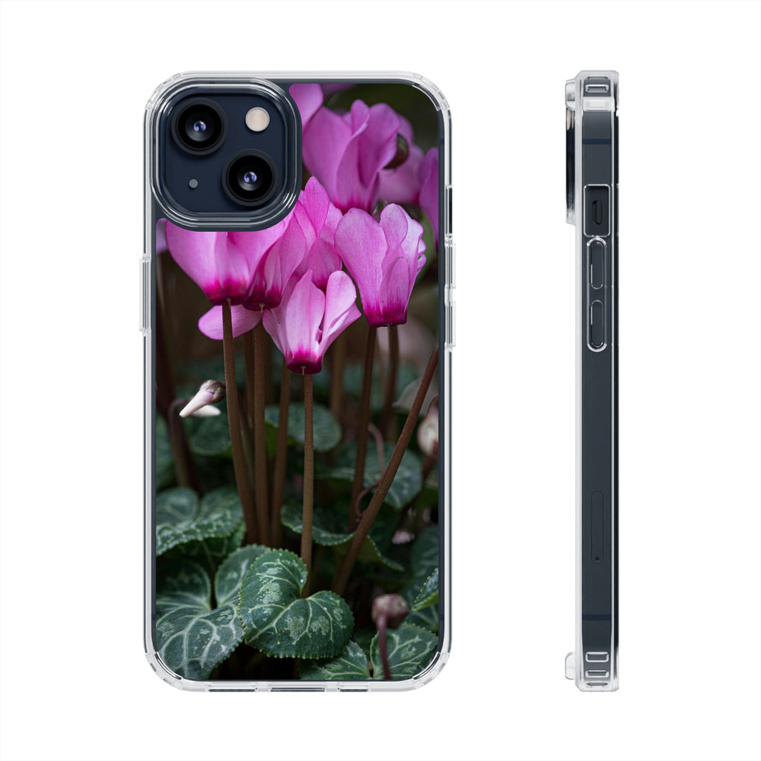 Cyclamen Reach - Phone Case Featuring Photography Art - Visiting This World