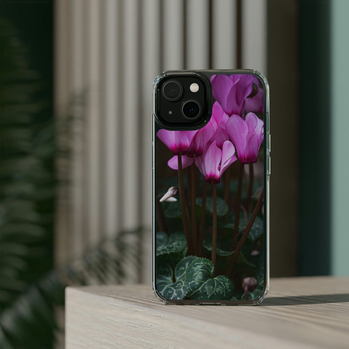 Cyclamen Reach - Phone Case Featuring Photography Art - Visiting This World