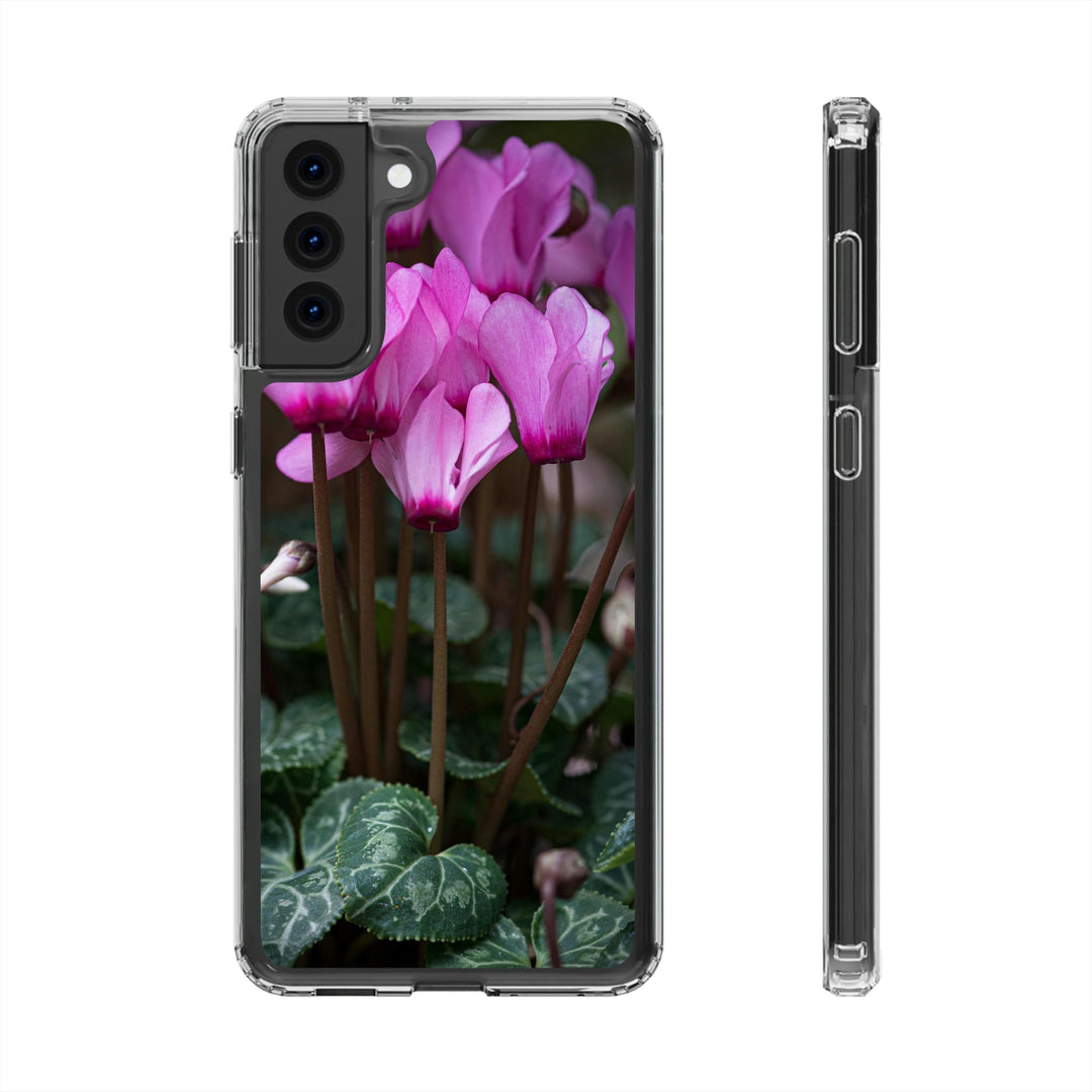 Cyclamen Reach - Phone Case Featuring Photography Art - Visiting This World