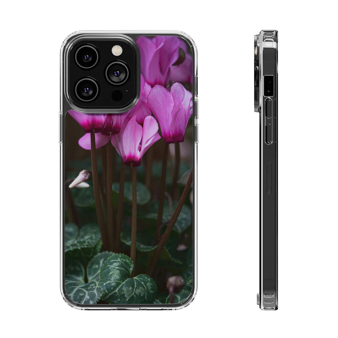 Cyclamen Reach - Phone Case Featuring Photography Art - Visiting This World