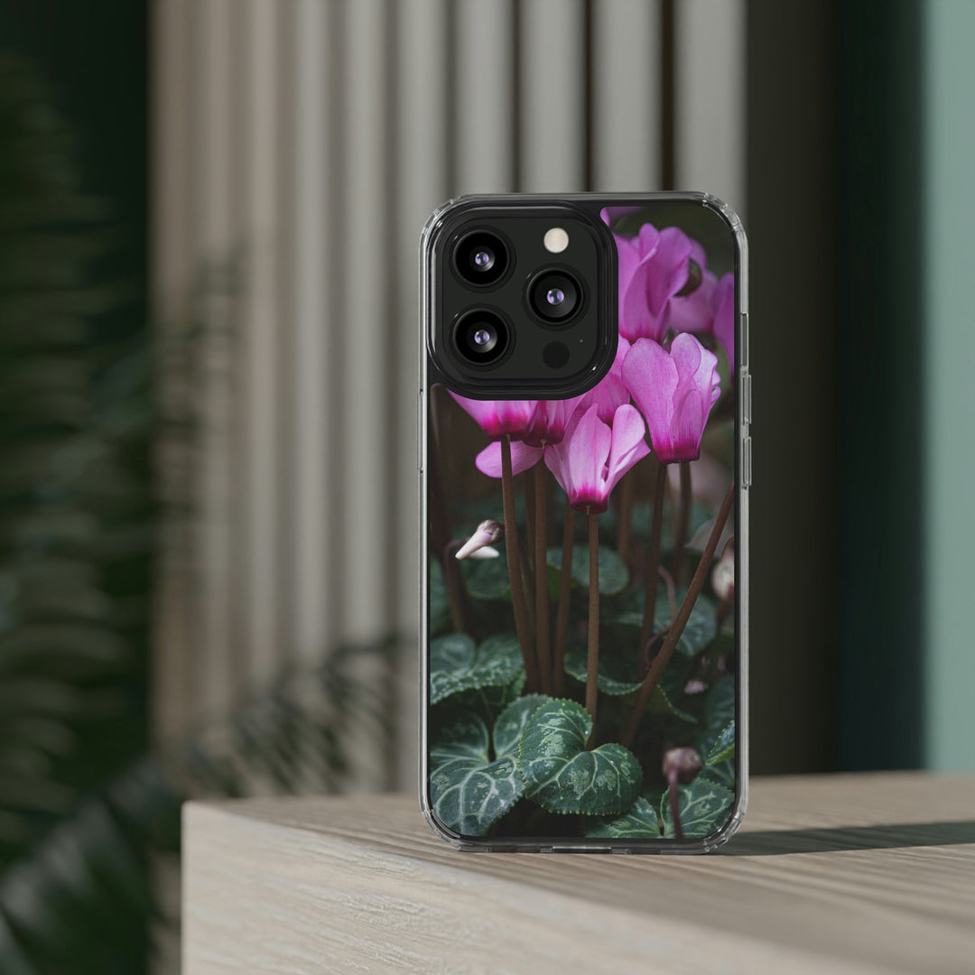 Cyclamen Reach - Phone Case Featuring Photography Art - Visiting This World