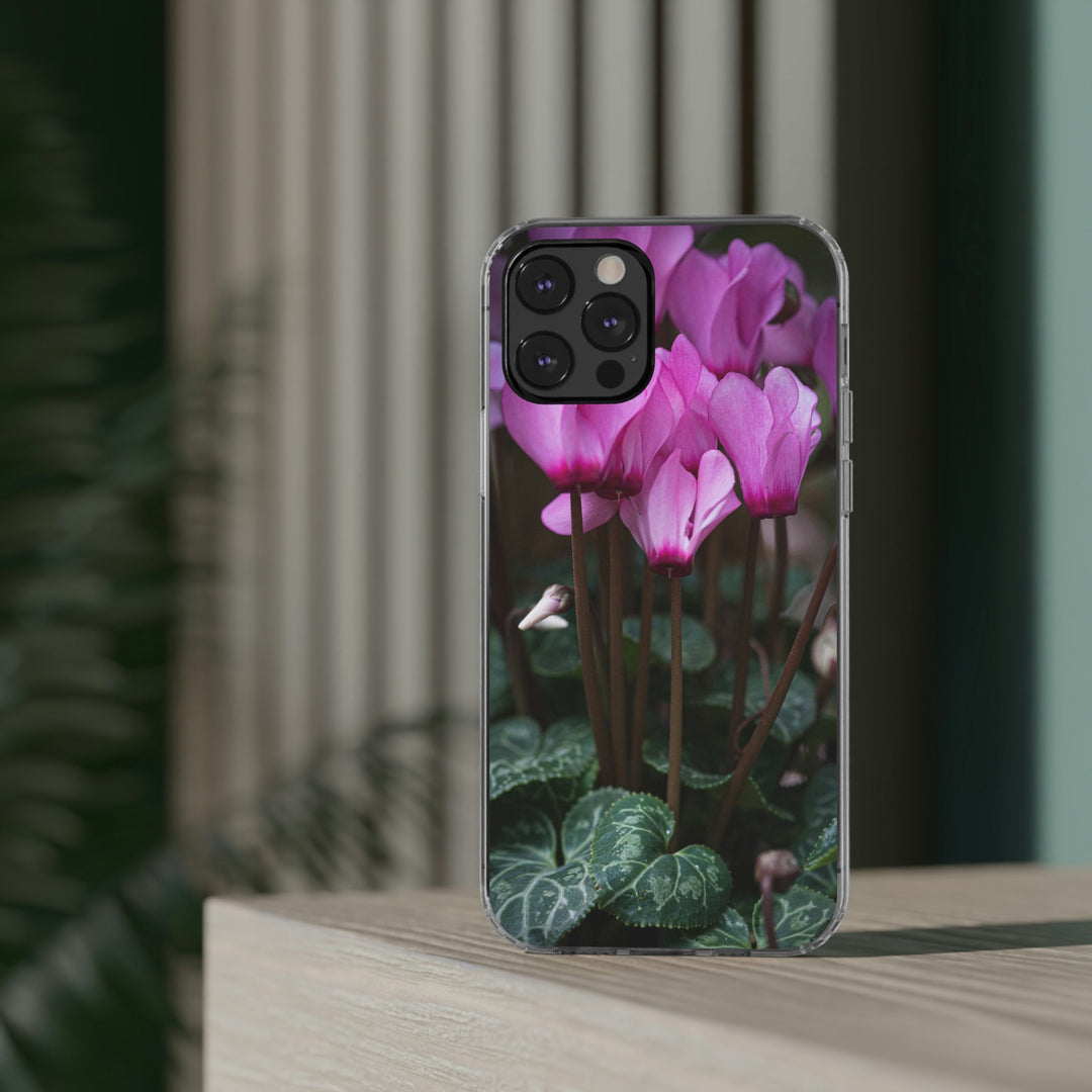 Cyclamen Reach - Phone Case Featuring Photography Art - Visiting This World