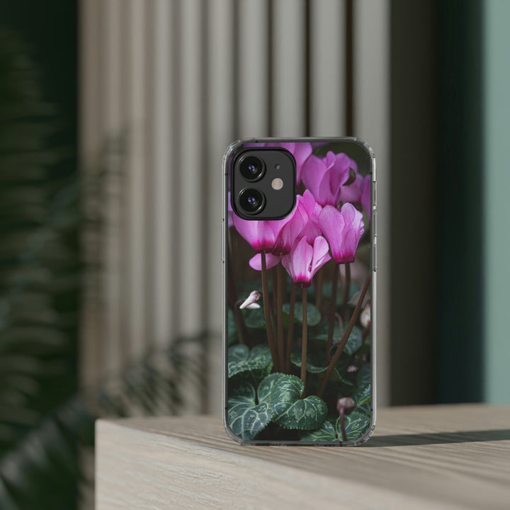 Cyclamen Reach - Phone Case Featuring Photography Art - Visiting This World