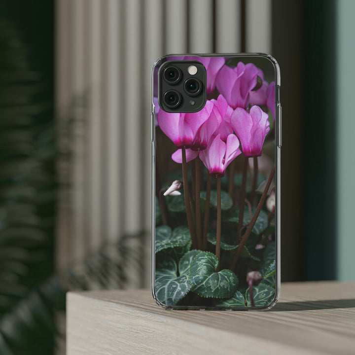 Cyclamen Reach - Phone Case Featuring Photography Art - Visiting This World