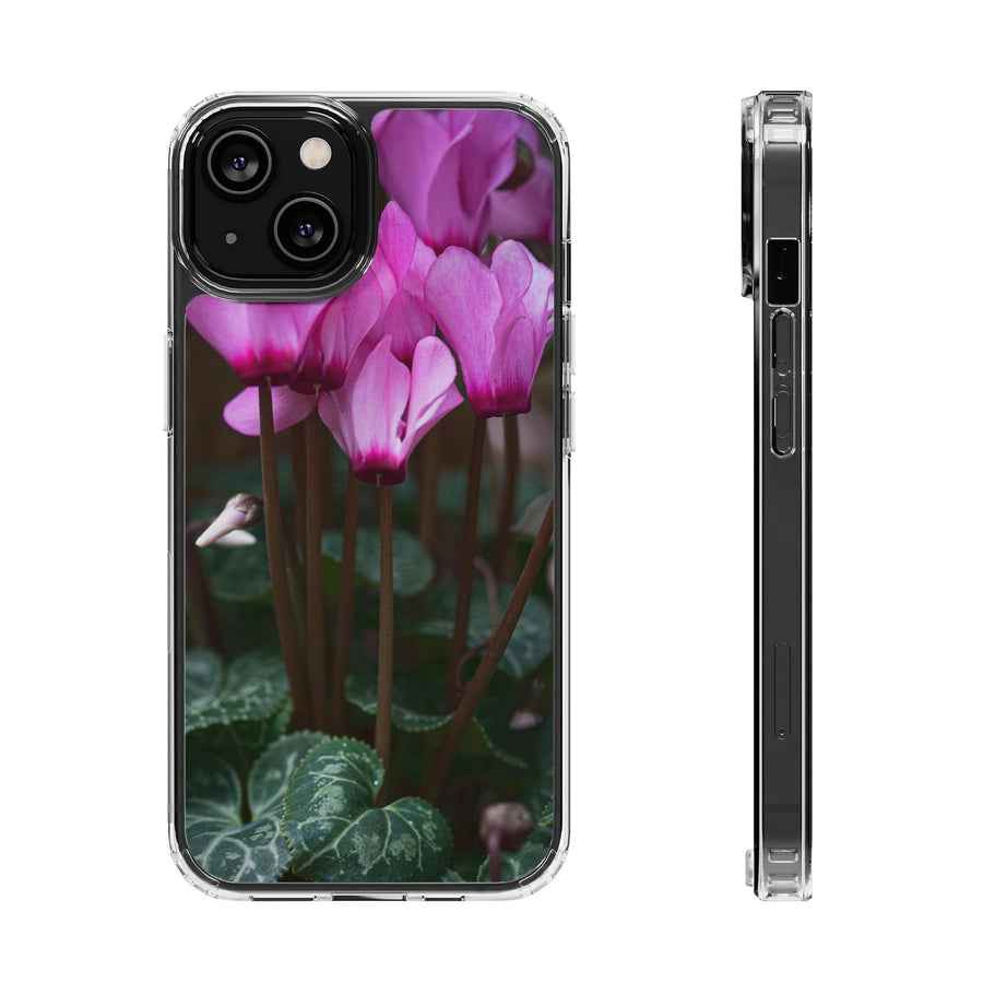 Cyclamen Reach - Phone Case Featuring Photography Art - Visiting This World