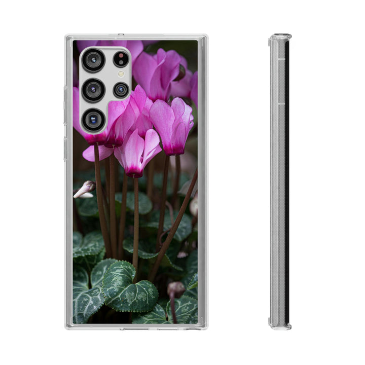 Cyclamen Reach - Phone Case Featuring Photography Art - Visiting This World