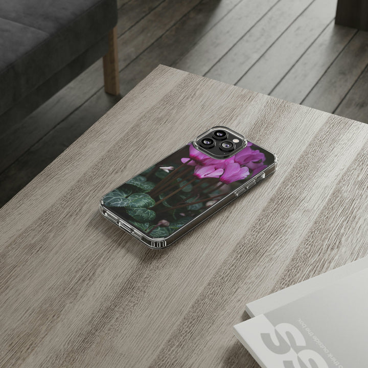 Cyclamen Reach - Phone Case Featuring Photography Art - Visiting This World