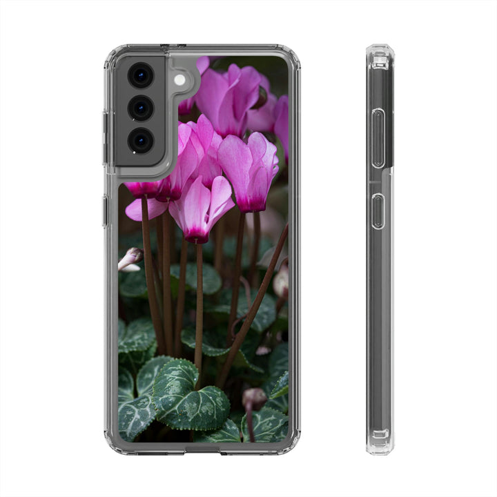 Cyclamen Reach - Phone Case Featuring Photography Art - Visiting This World