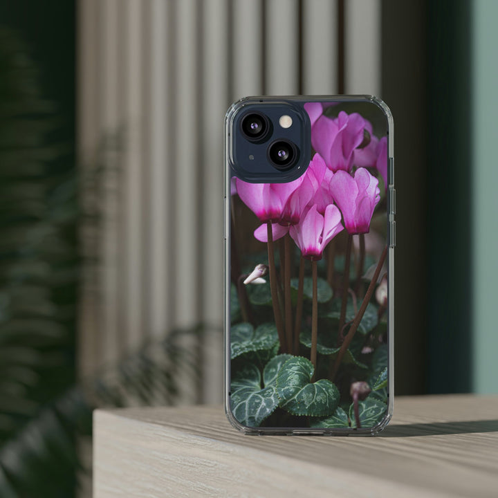 Cyclamen Reach - Phone Case Featuring Photography Art - Visiting This World