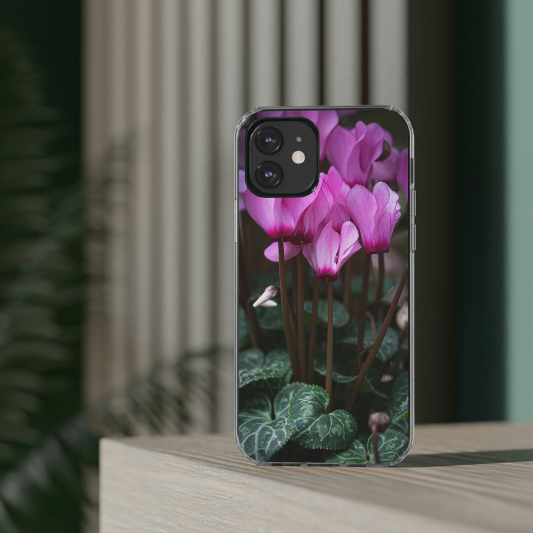 Cyclamen Reach - Phone Case Featuring Photography Art - Visiting This World