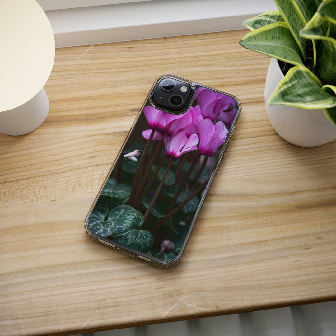 Cyclamen Reach - Phone Case Featuring Photography Art - Visiting This World