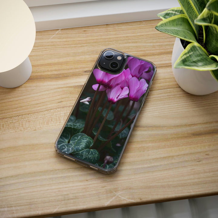 Cyclamen Reach - Phone Case Featuring Photography Art - Visiting This World