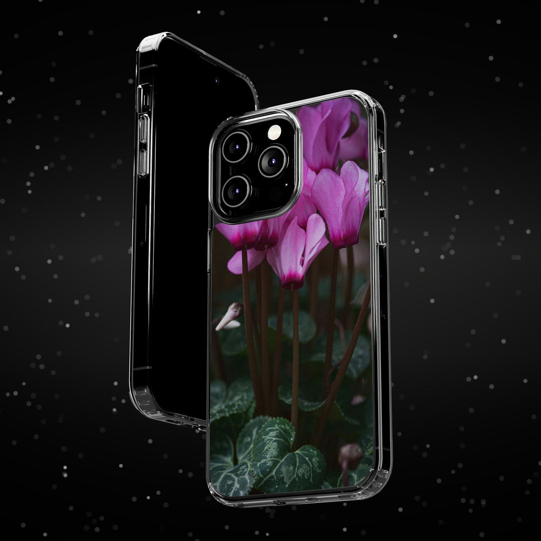 Cyclamen Reach - Phone Case Featuring Photography Art - Visiting This World