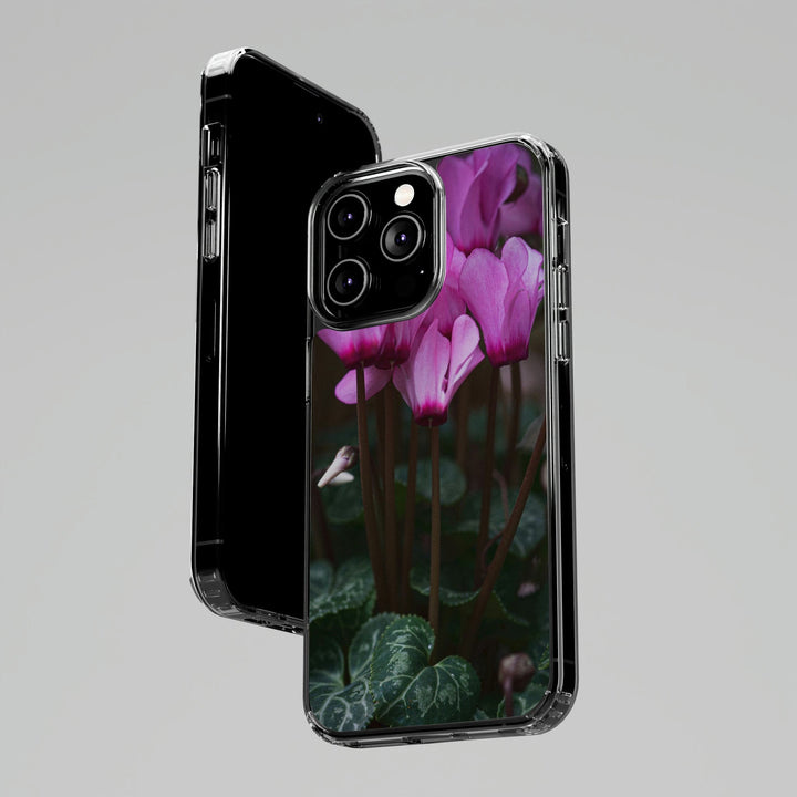 Cyclamen Reach - Phone Case Featuring Photography Art - Visiting This World