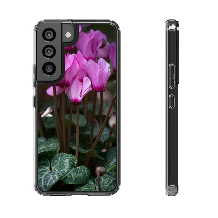 Cyclamen Reach - Phone Case Featuring Photography Art - Visiting This World