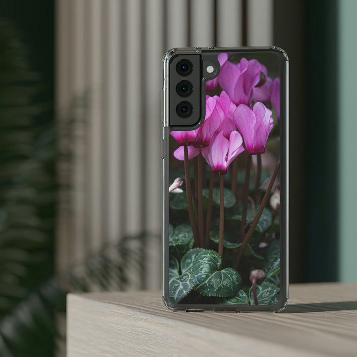 Cyclamen Reach - Phone Case Featuring Photography Art - Visiting This World