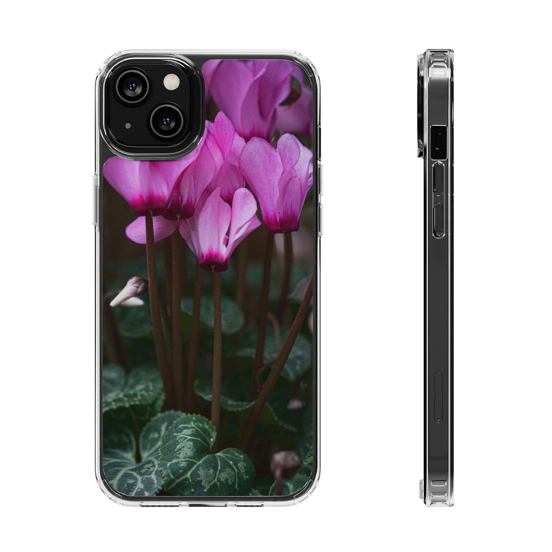 Cyclamen Reach - Phone Case Featuring Photography Art - Visiting This World