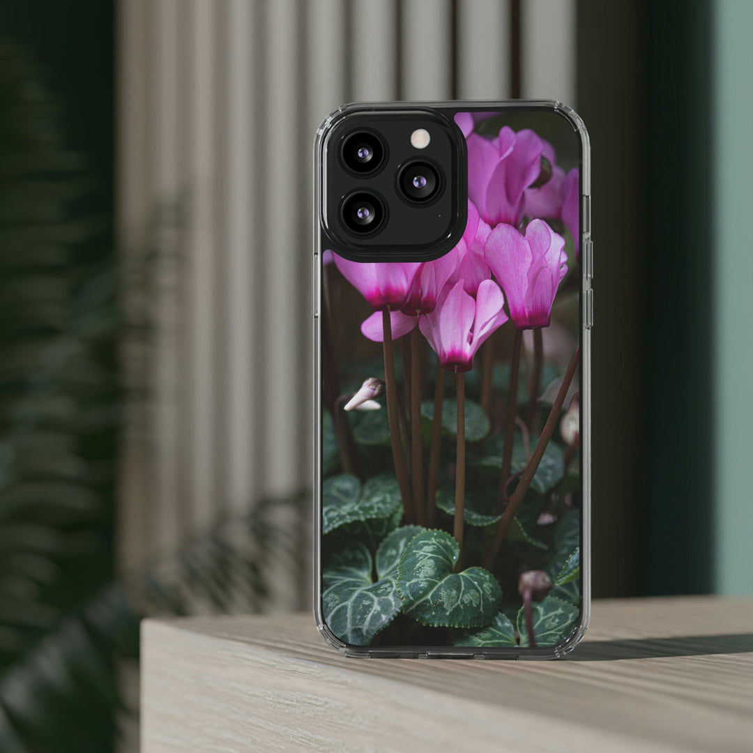 Cyclamen Reach - Phone Case Featuring Photography Art - Visiting This World