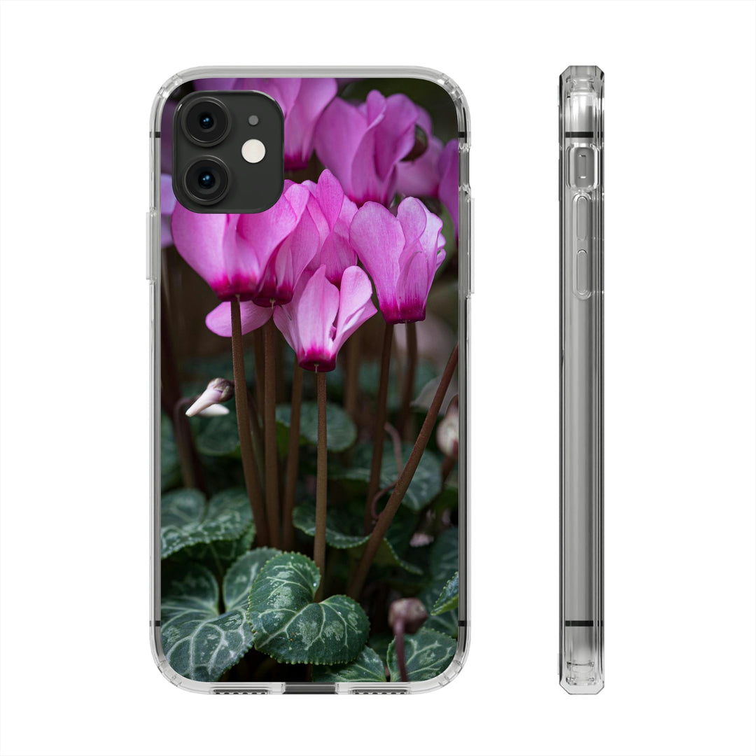 Cyclamen Reach - Phone Case Featuring Photography Art - Visiting This World