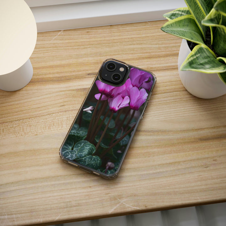 Cyclamen Reach - Phone Case Featuring Photography Art - Visiting This World