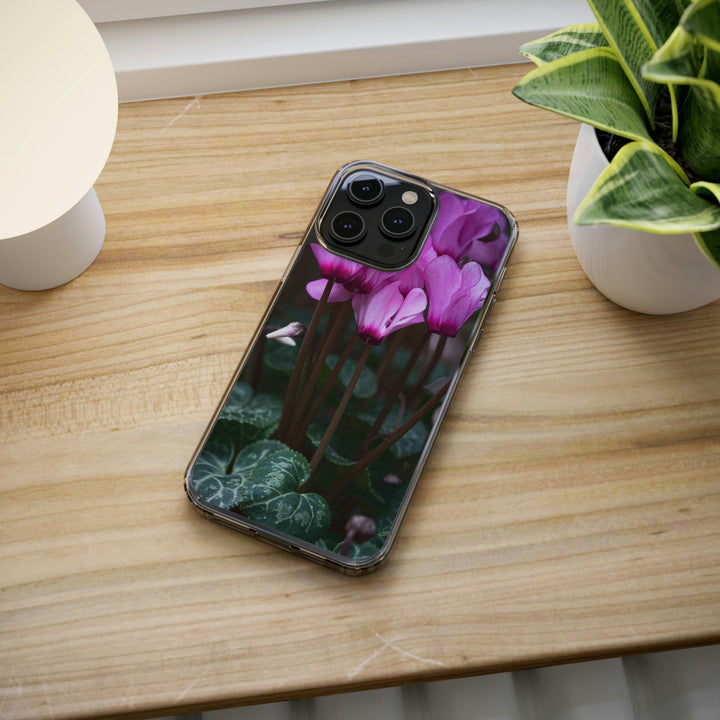 Cyclamen Reach - Phone Case Featuring Photography Art - Visiting This World