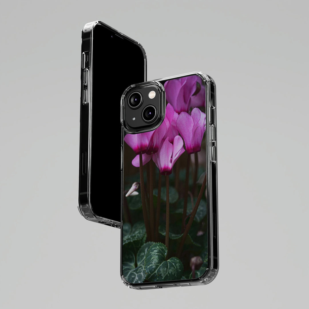 Cyclamen Reach - Phone Case Featuring Photography Art - Visiting This World