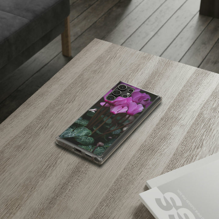 Cyclamen Reach - Phone Case Featuring Photography Art - Visiting This World