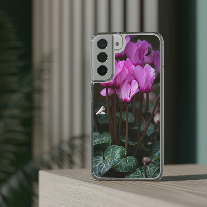 Cyclamen Reach - Phone Case Featuring Photography Art - Visiting This World