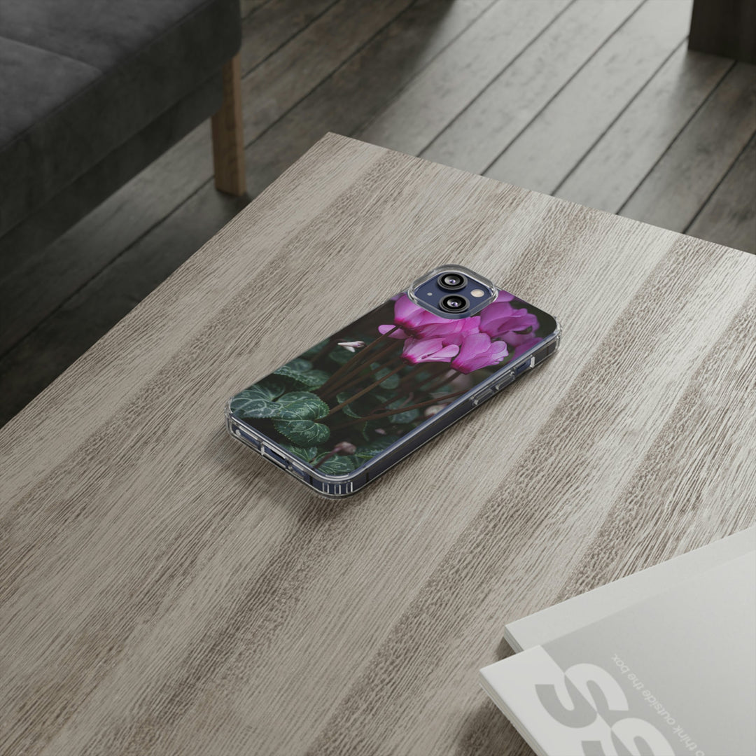 Cyclamen Reach - Phone Case Featuring Photography Art - Visiting This World