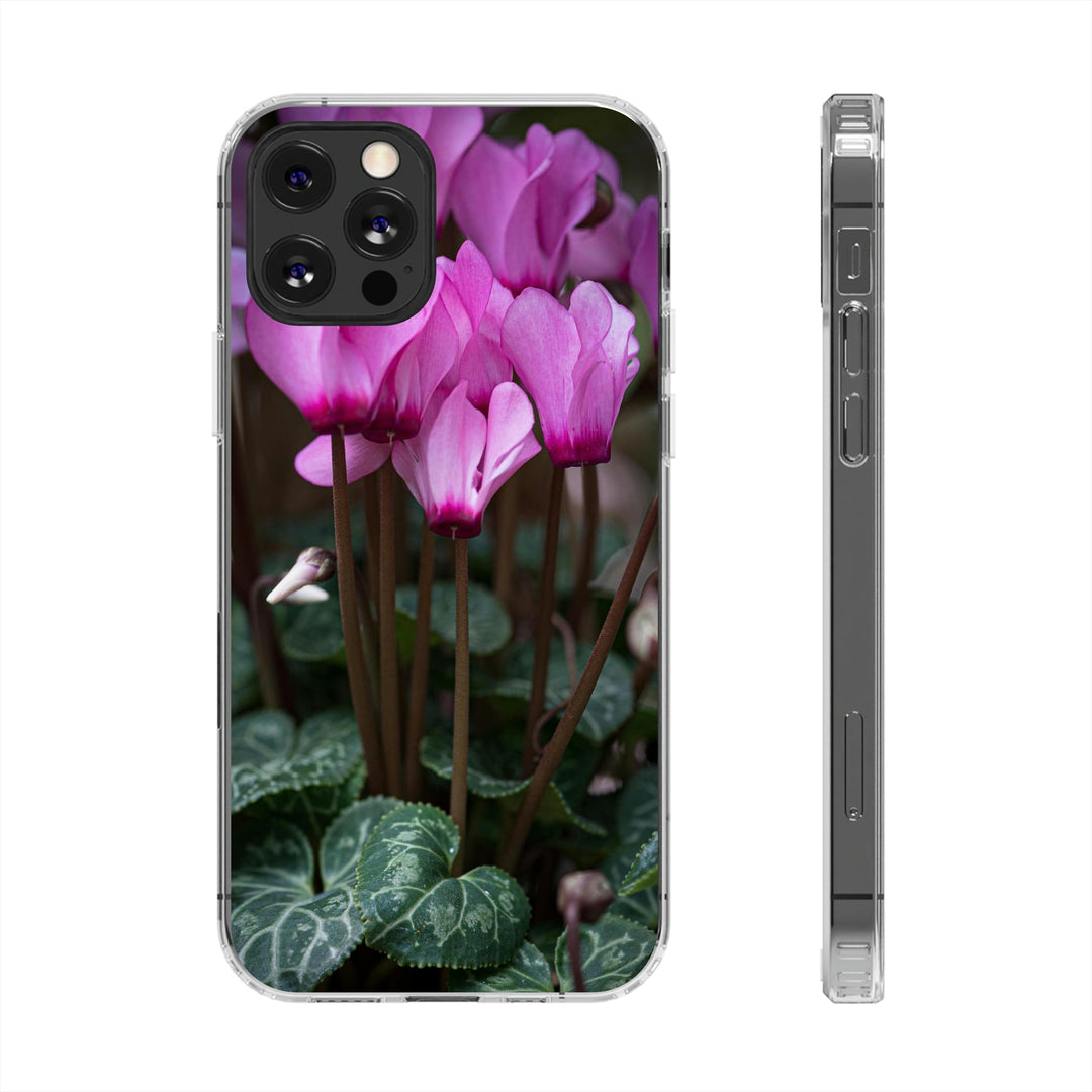 Cyclamen Reach - Phone Case Featuring Photography Art - Visiting This World