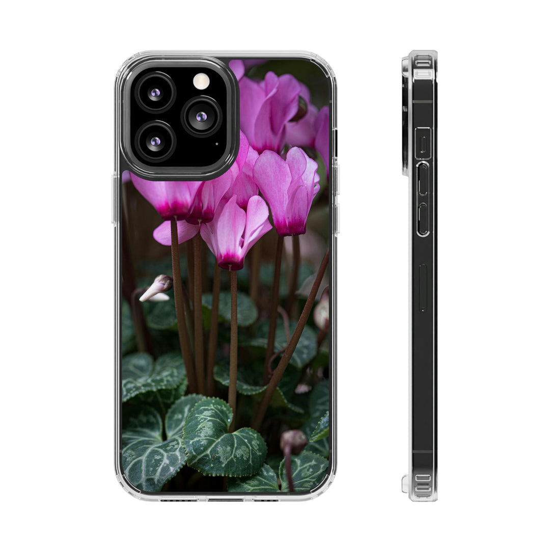 Cyclamen Reach - Phone Case Featuring Photography Art - Visiting This World