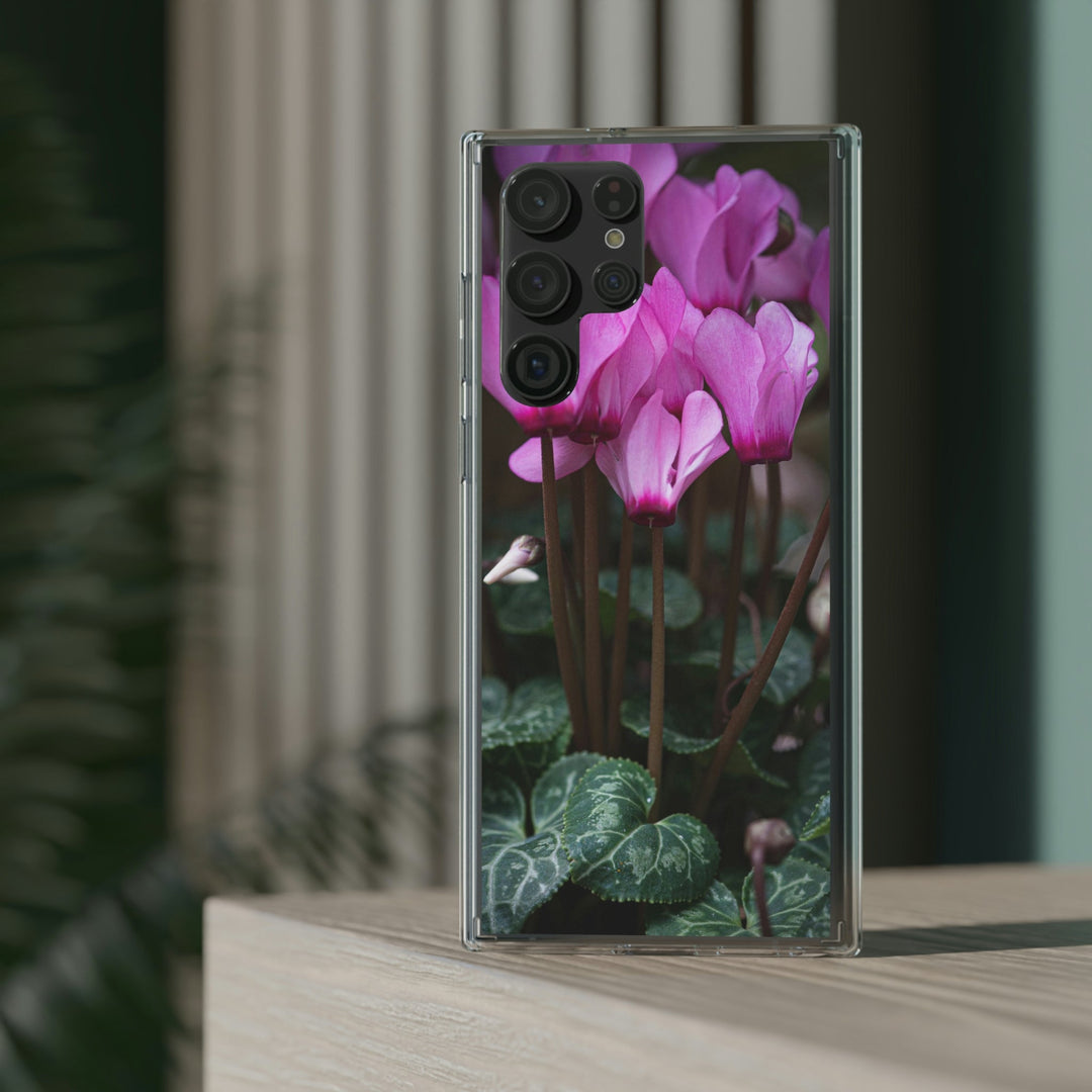 Cyclamen Reach - Phone Case Featuring Photography Art - Visiting This World