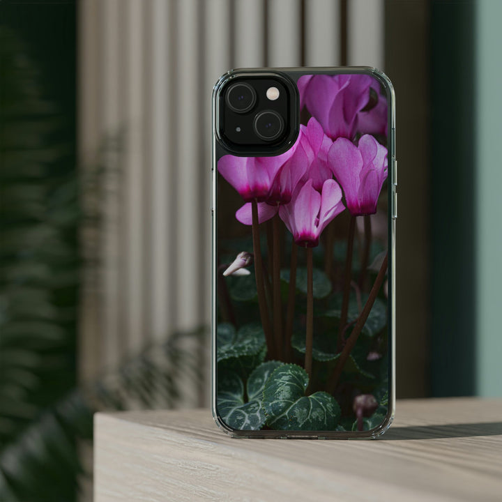 Cyclamen Reach - Phone Case Featuring Photography Art - Visiting This World